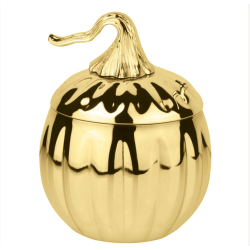 VASO DE CALABAZA DORADO  Ø10cm H. 14.5cm 0.7L SAMBONET 44944G07