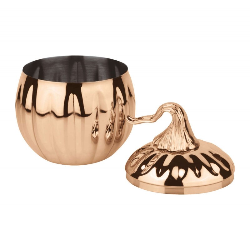 VASO DE CALABAZA ASPECTO COBRE Ø10cm H. 14.5cm 0.7L SAMBONET 44944C07