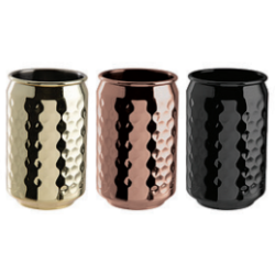 VASO METAL ASPECTO LATA DORADA  Ø7.5CM H.11CM 0.49L SAMBONET 44941G05