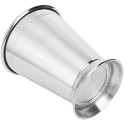 COPA DE JULEPE DE MENTA INOX. BRILLANTE Ø8.5CM H.10.5CM 0.38L  SAMBONET 41497-05