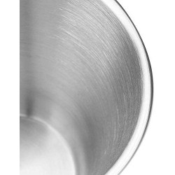 COPA DE JULEPE DE MENTA INOX. BRILLANTE Ø8.5CM H.10.5CM 0.38L  SAMBONET 41497-05