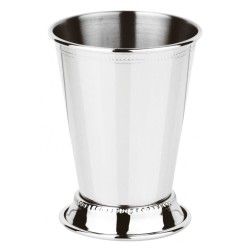 COPA DE JULEPE DE MENTA INOX. BRILLANTE Ø8.5CM H.10.5CM 0.38L  SAMBONET 41497-05