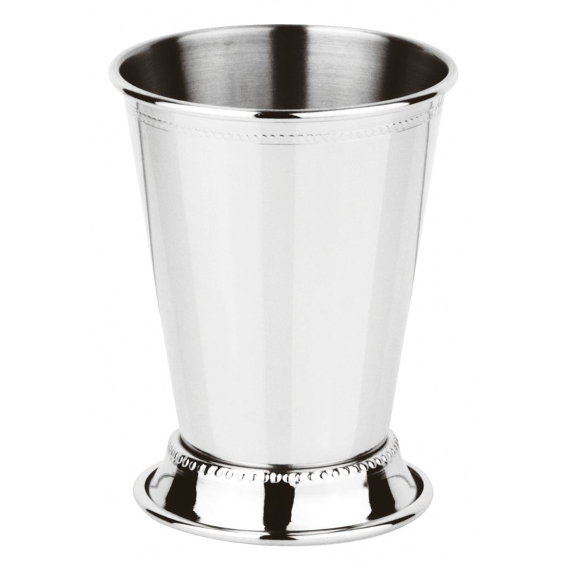 COPA DE JULEPE DE MENTA INOX. BRILLANTE Ø8.5CM H.10.5CM 0.38L  SAMBONET 41497-05