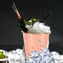 COPA DE JULEPE DE MENTA ASPECTO COBRE  Ø8.5CM H.10.5CM 0.38L  SAMBONET 41497C05