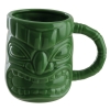 TAZA VERDE TIKI CON ASA Ø9.3CM H.11CM 0.45L SAMBONET 44949-01