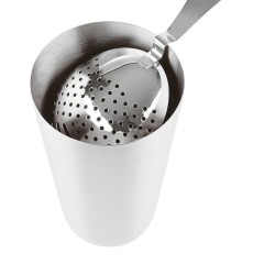 COLADOR JULEPE CON FORMA DE CONCHA MARINA PLATEADA Ø7.5CM SAMBONET 41603-07