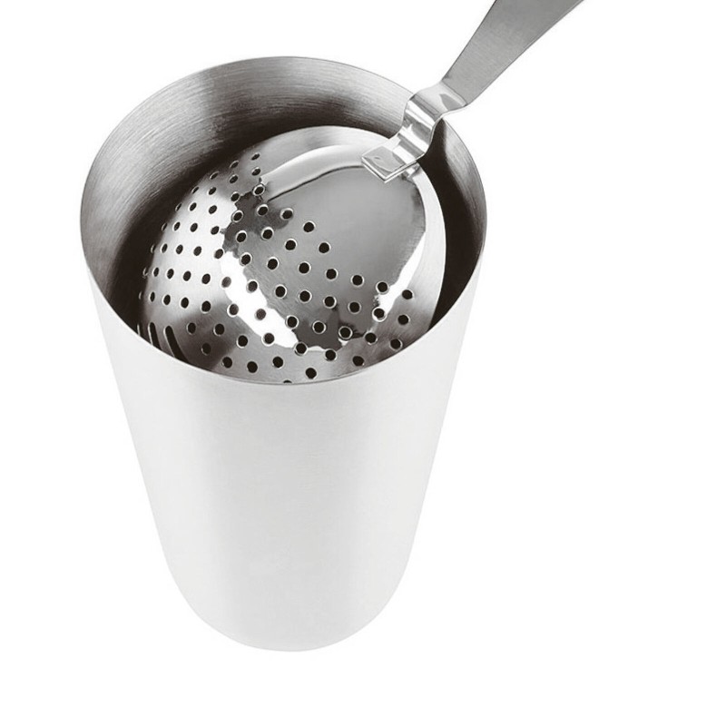 COLADOR JULEPE CON FORMA DE CONCHA MARINA PLATEADA Ø7.5CM SAMBONET 41603-07