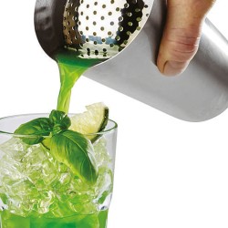 COLADOR JULEPE CON FORMA DE CONCHA MARINA PLATEADA Ø7.5CM SAMBONET 41603-07