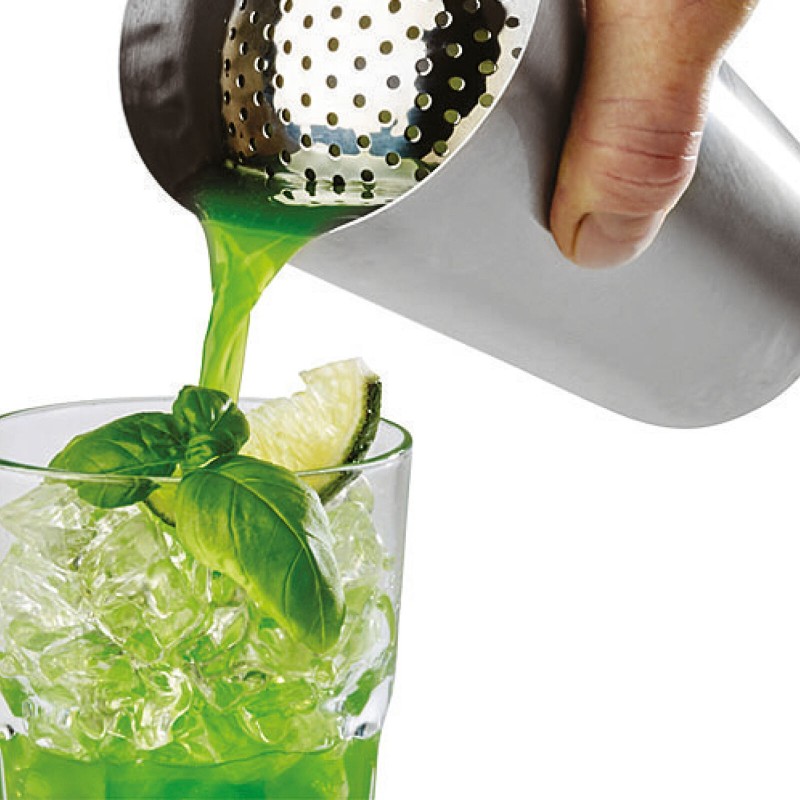 COLADOR JULEPE CON FORMA DE CONCHA MARINA PLATEADA Ø7.5CM SAMBONET 41603-07