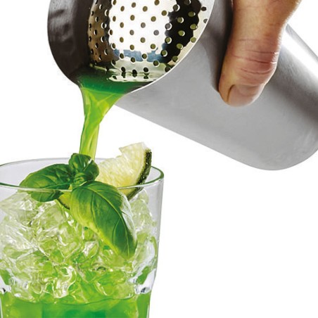 COLADOR JULEPE CON FORMA DE CONCHA MARINA PLATEADA Ø7.5CM SAMBONET 41603-07