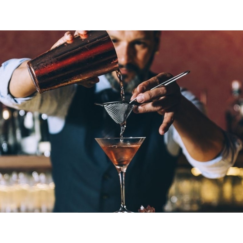 COLADOR PARA CÓCTELES PLATEADO Ø10CM SAMBONET 41570-10