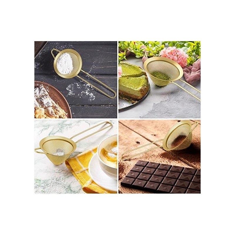 COLADOR PARA CÓCTELES DORADO Ø10CM SAMBONET 41570G10