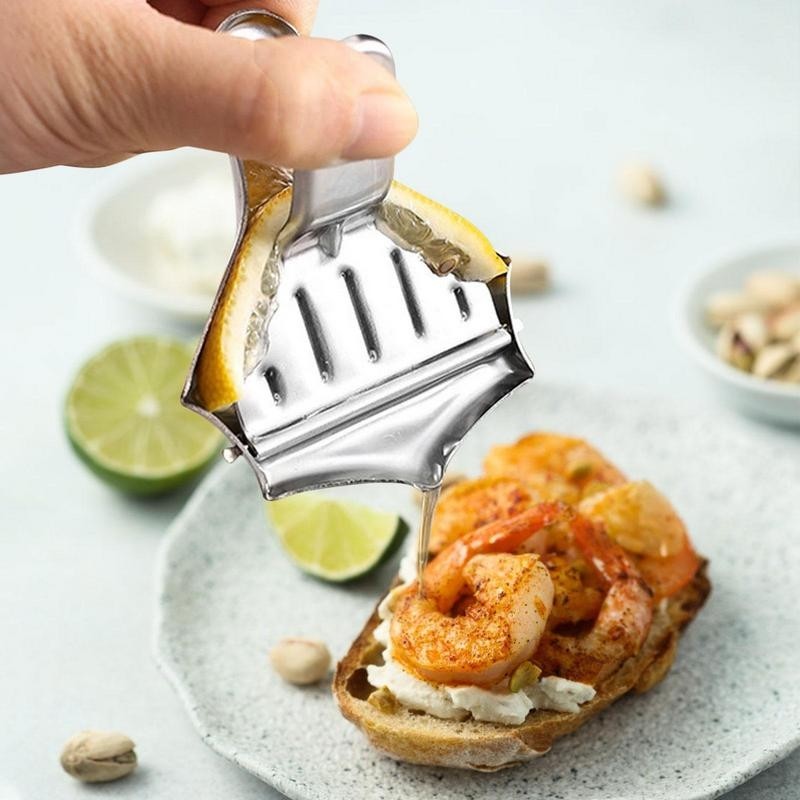 EXPRIMIDOR MANUAL PINZA PARA LIMONES Y LIMAS 7X8.5CM SAMBONET 41606-01