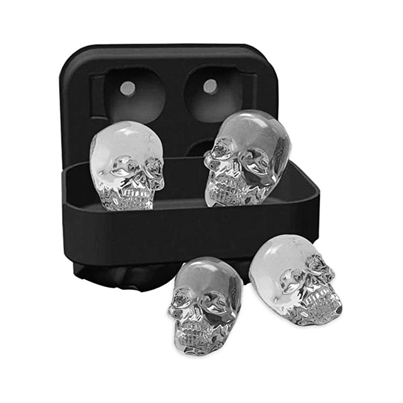 MOLDE DE CALAVERAS DE HIELO DE SILICONA 11X8CM SAMBONET 41515-05