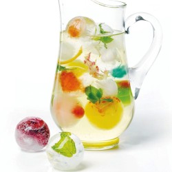 MOLDE PARA 3 BOLAS DE HIELO Ø5.5CM 100ML 24X8.5CM SAMBONET 41515-03