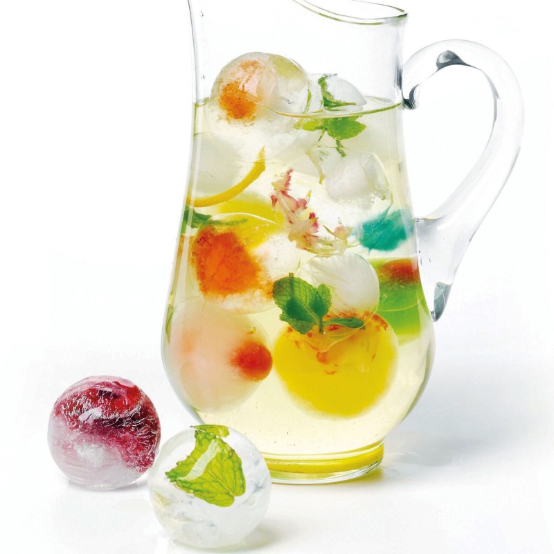 MOLDE PARA 3 BOLAS DE HIELO Ø5.5CM 100ML 24X8.5CM SAMBONET 41515-03