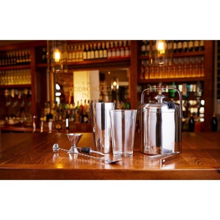 HIELERA CON PINZA ACERO INOX. Ø14CM H.22CM 1.3L SAMBONET 41513-13