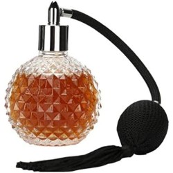 ATOMIZADOR DE LICOR EN SPRAY DE CRISTAL CON PERA 100ML SAMBONET 41681-10