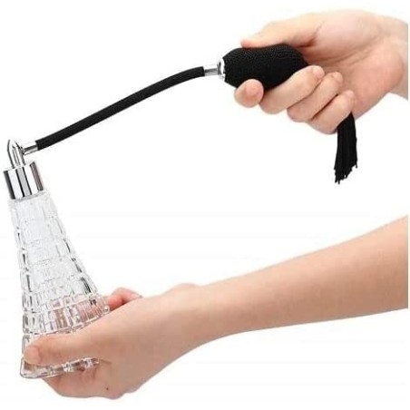 ATOMIZADOR DE LICOR EN SPRAY DE CRISTAL CON PERA 50ML H.15CM SAMBONET 41681-11