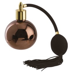 ATOMIZADOR DE LICOR EN SPRAY DE CRISTAL CON PERA EN COBRE Ø7CM H.10CM 100ML SAMBONET 41681-12