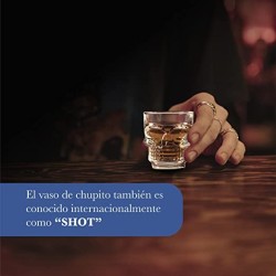 Set de calavera. Caja+Tiki vaso+4 chupitos calavera