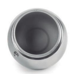 CAFETERA EXPRESS "ELBA"  ROJO-PLATA  450ML IBILI 627909