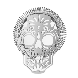 COLADOR CÓCTEL CON FORMA DE CALAVERA INOX 18 CM REF. CTSN0022-SS