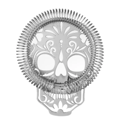 COLADOR CÓCTEL CON FORMA DE CALAVERA INOX 18 CM REF. CTSN0022-SS
