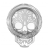 COLADOR CÓCTEL CON FORMA DE CALAVERA INOX 18 CM REF. CTSN0022-SS