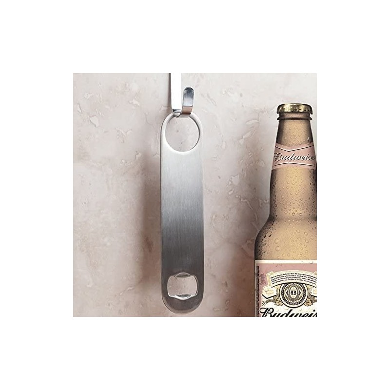 ABREBOTELLAS ACERO INOX. 18X4CM SAMBONET 41699-18