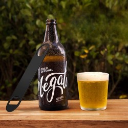 ABREBOTELLAS NEGRO 18X4CM SAMBONET 41699B18