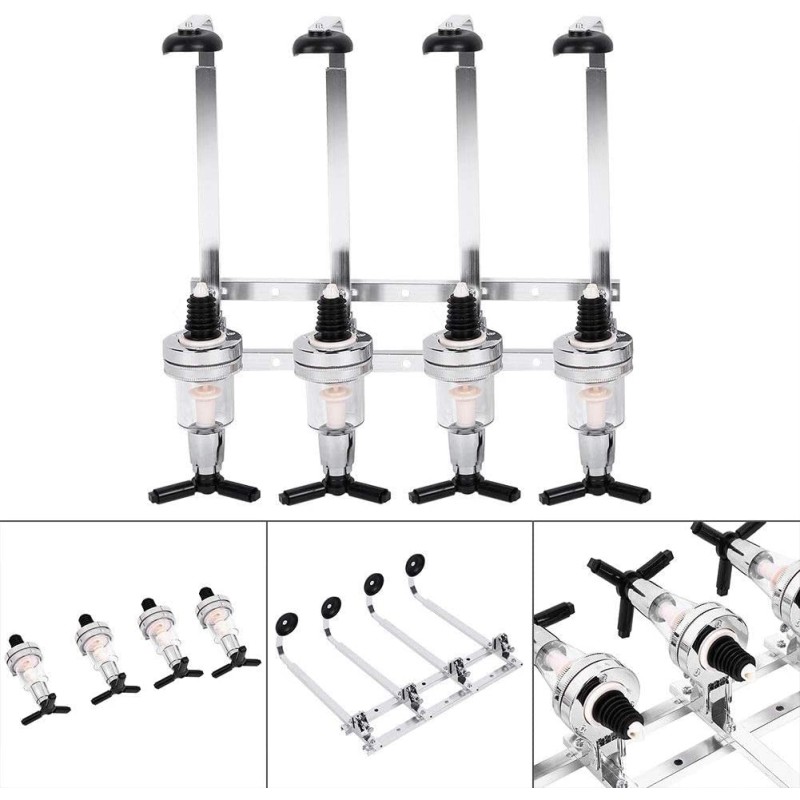 BOTELLERO DE PARED PARA 4 BOTELLAS L. 41CM SAMBONET 44056-04