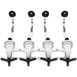 BOTELLERO DE PARED PARA 4 BOTELLAS L. 41CM SAMBONET 44056-04