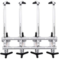 BOTELLERO DE PARED PARA 4 BOTELLAS L. 41CM SAMBONET 44056-04