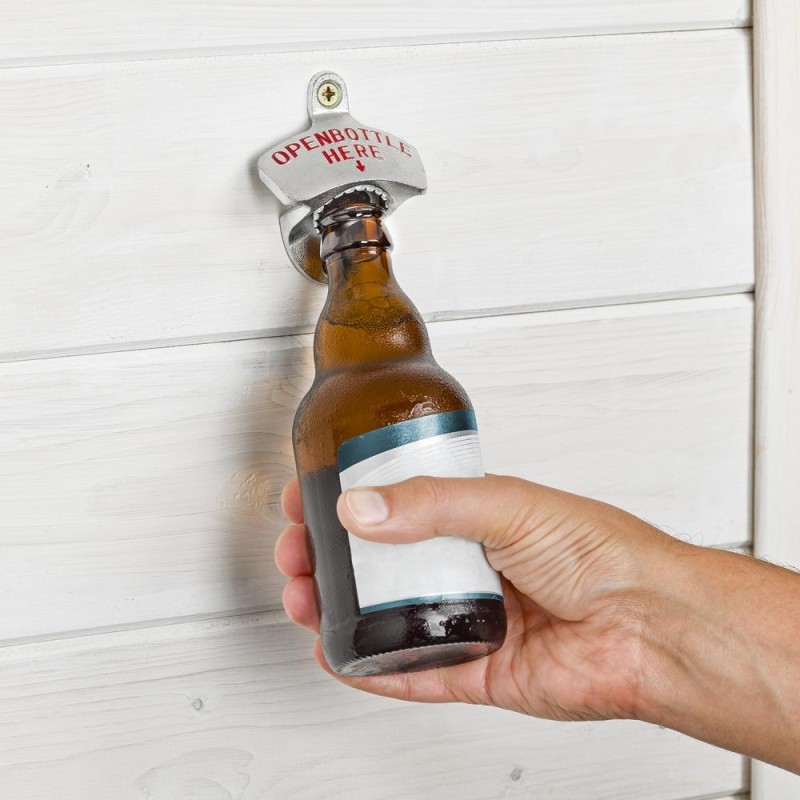 ABREBOTELLAS DE PARED 7X8.5X3 CM APS 93124