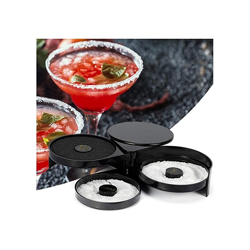 RIBETEADOR DE VASOS 3 COMPARTIMIENTOS 15.5x20x7 CM APS 93175