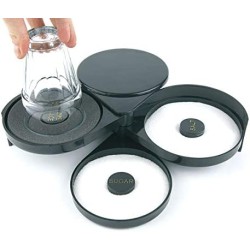 RIBETEADOR DE VASOS 3 COMPARTIMIENTOS 15.5x20x7 CM APS 93175