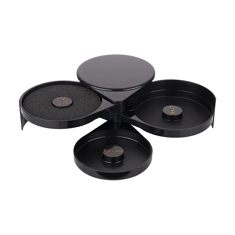 RIBETEADOR DE VASOS 3 COMPARTIMIENTOS 15.5x20x7 CM APS 93175