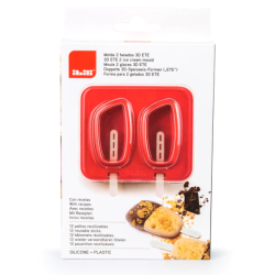 MOLDE PARA 2 HELADOS 3D ÉTÉ IBILI 783950