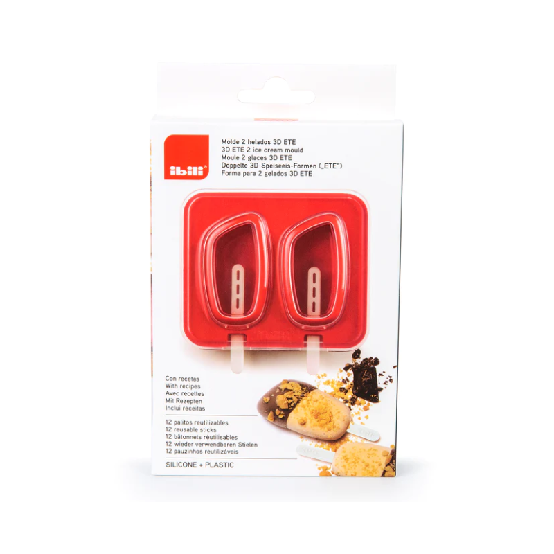 MOLDE PARA 2 HELADOS 3D ÉTÉ IBILI 783950