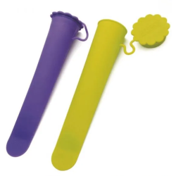 MOLDES PARA 2 SORBETES SILICIONA 6 UNIDADES IBILI 754000