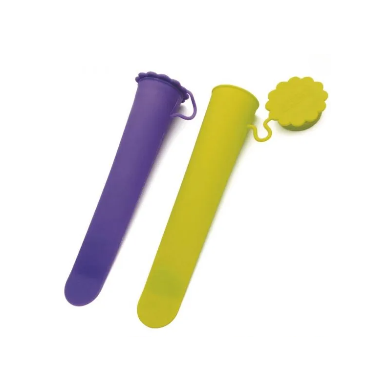 MOLDES PARA 2 SORBETES SILICIONA 6 UNIDADES IBILI 754000