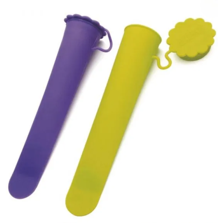 MOLDES PARA 2 SORBETES SILICIONA 6 UNIDADES IBILI 754000