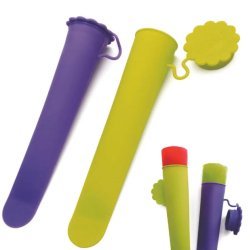 MOLDES PARA 2 SORBETES SILICIONA 6 UNIDADES IBILI 754000