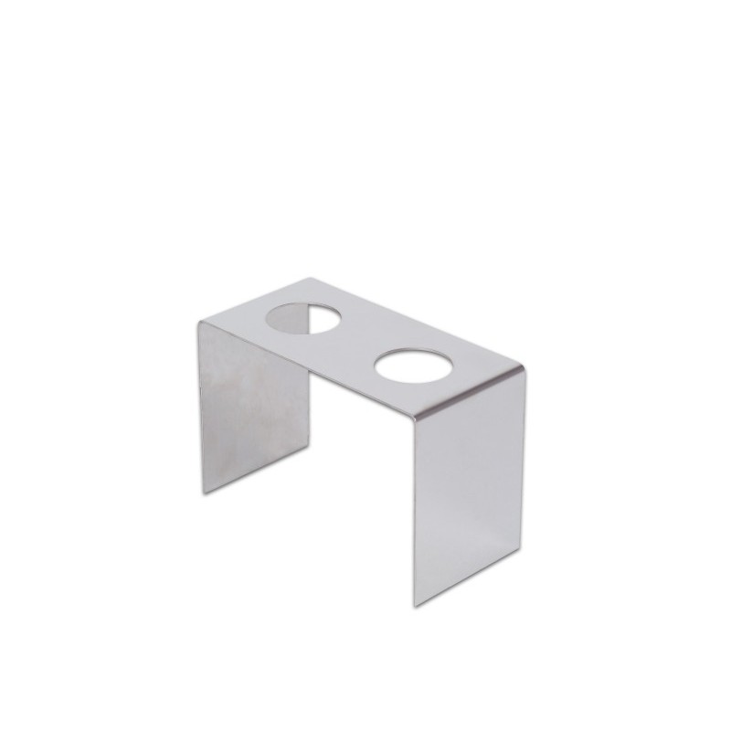 SOPORTE INOX PARA 2 CONOS
