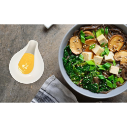 SALSERAS BLANCA DE PORCELANA 6 UNIDADES EURODRA