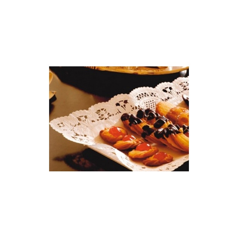 Juego de 5 Bandejas 34x26 + 5 Blondas 30x39 - Producto de Calidad