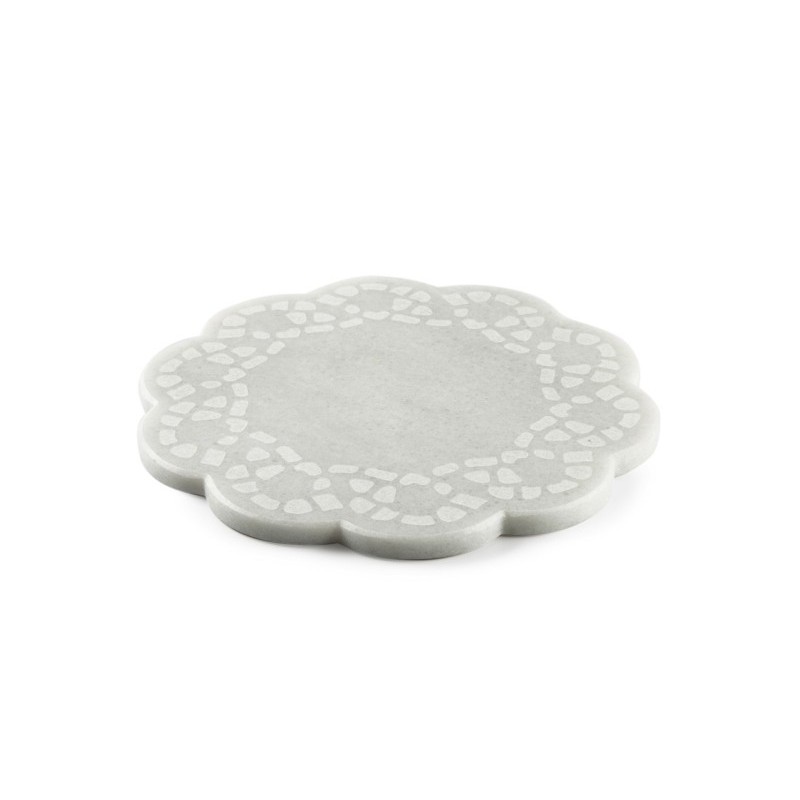 Plato de mármol grabado con láser para pasteles y tartas | 100% Chef