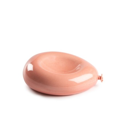 Plato con forma de globo brillante rosa 20x16x7 cm de 100% Chef
