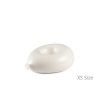 PLATO CON FORMA DE GLOBO SATINADO BLANCO 20x16x7 CM 100% CHEF 210/0093